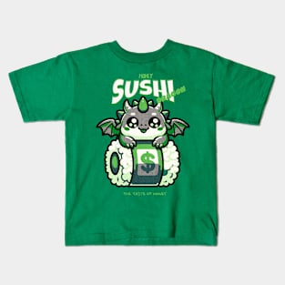 Money Sushi Dragon Kids T-Shirt